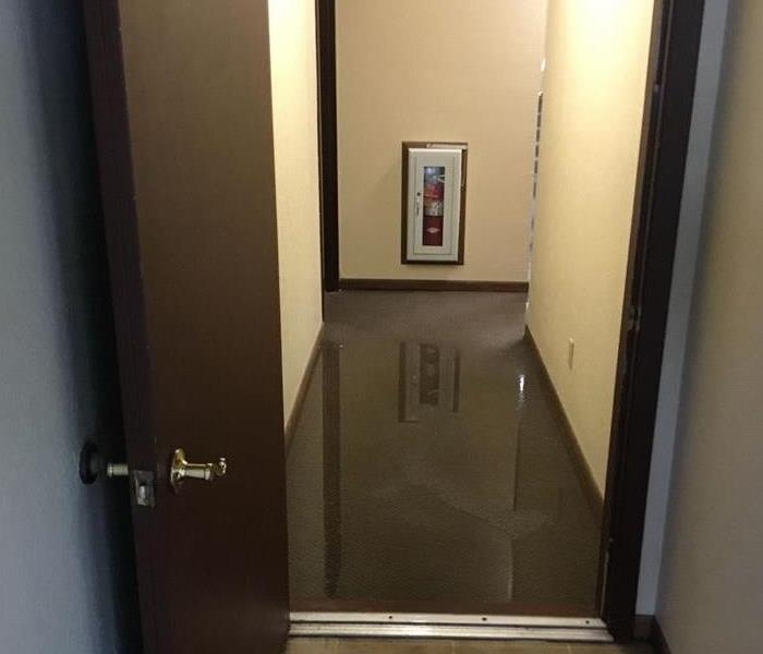 water in hallway